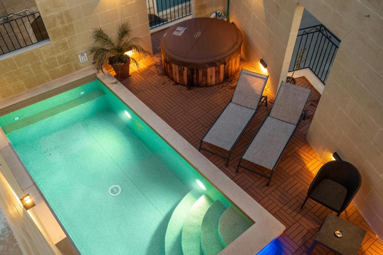 Narcisa - Luxury 3Br Traditional House With Pool, Cinema & Hot Tub Xagħra Exterior foto